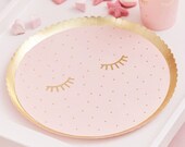 8 Pamper Party Plates, Birthday Plates, Girls Birthday Party, Hen Party Plates, Pink Paper Plates, Birthday Decorations, Spa Party Supplies