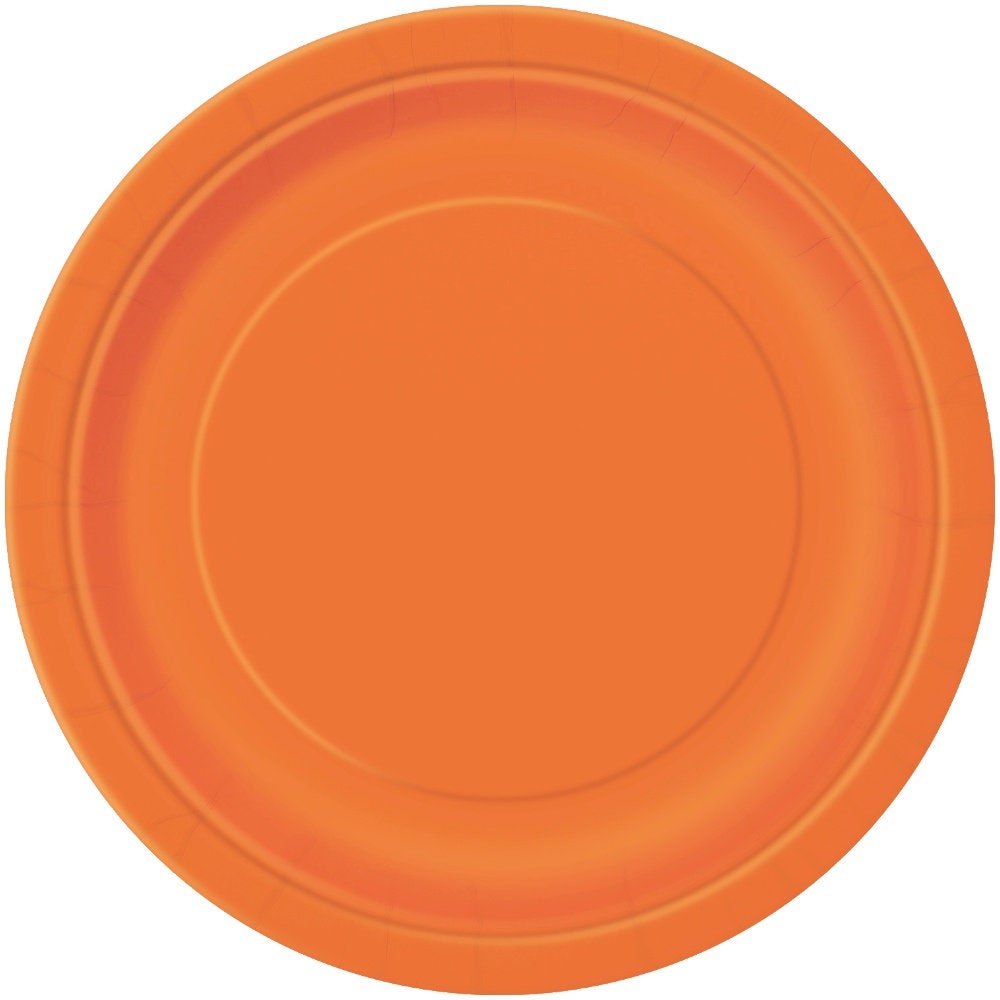 Burnt orange 2024 paper plates
