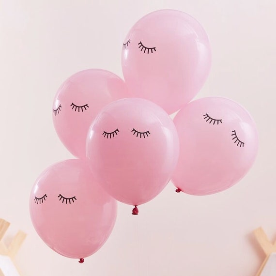 girly birthday balloons