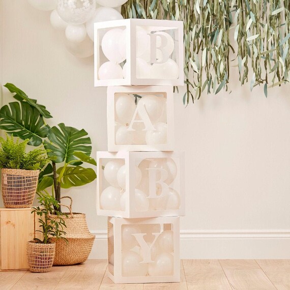 Baby shower building blocks on sale
