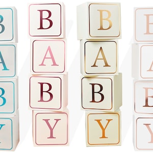 Stunning Hand Made Baby Blocks With Mitered Edges for Display