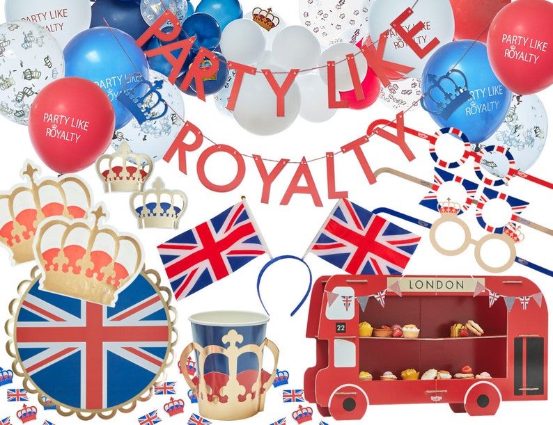 Kings Coronation Party Decorations Union Jack Party Union Etsy UK
