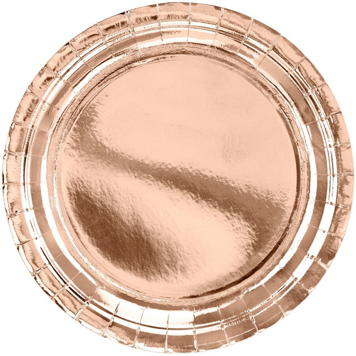 6 Rose Gold Plates Rose Gold Party Plates Birthday Plates Etsy UK