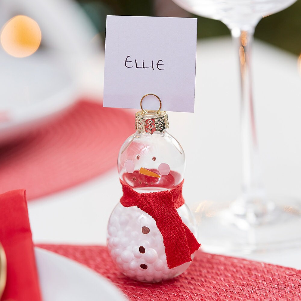 Christmas table deals place name holders