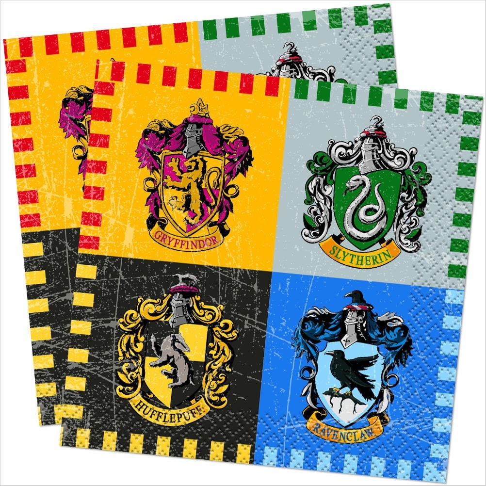 16 Harry Potter Party Napkins Paper Napkins Kids Party Etsy