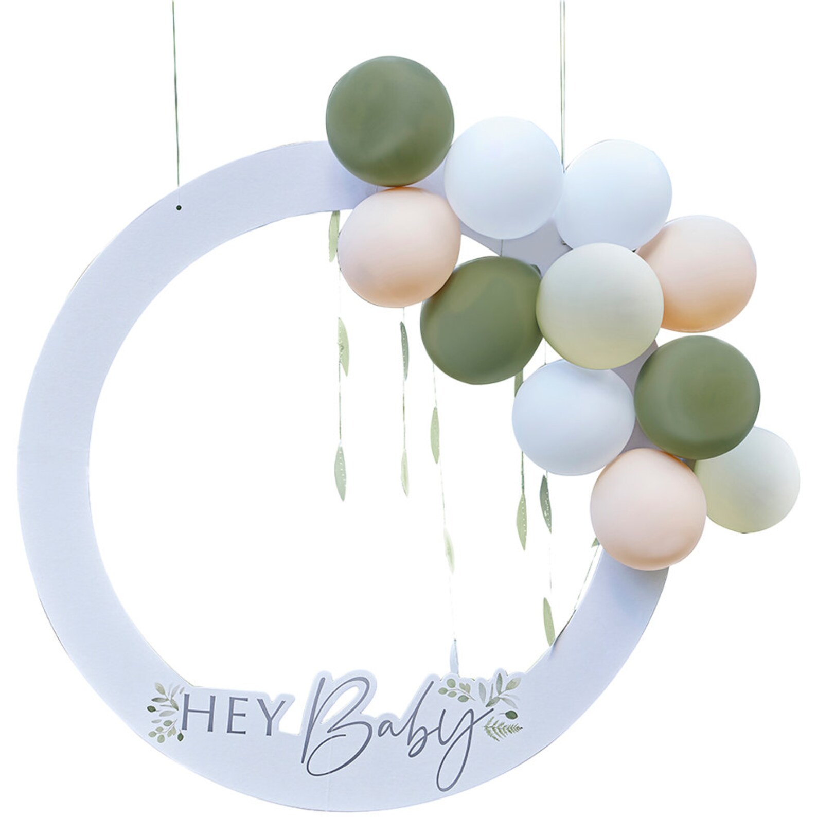Hey Baby Shower Photo Booth Frame Baby Shower Photo Props Etsy UK