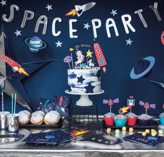 Space party decorations deals