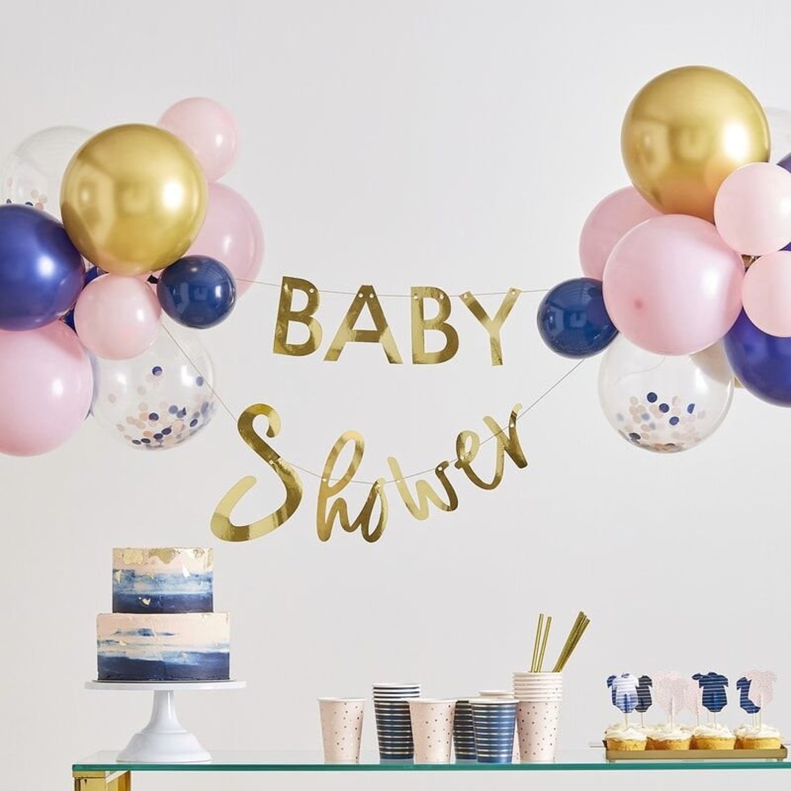 Gender Reveal Decorations Neutral Baby Shower Decorations Etsy