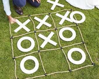Noughts and Crosses Game, Outdoor Wedding Games, Wedding Lawn Games, Wedding Garden Games, Party Games, Bridal Shower Games, Country Wedding