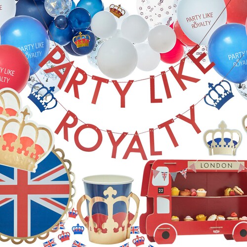 Queens Platinum Jubilee Union Jack Party Decorations Union Etsy UK