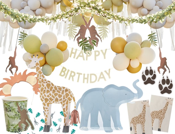 Animal Party Decorations Jungle Theme Birthday Party Decor - Etsy Canada Animal Party Decorations Jungle Theme Birthday Party Decor - Etsy Canada