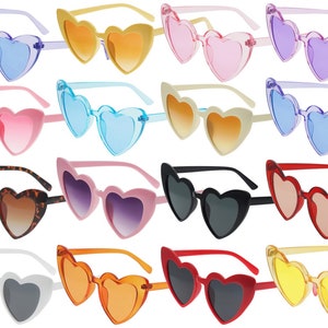 Heart Sunglasses - Bachelorette Party Favors - Girls Weekend glasses —  White Confetti Box