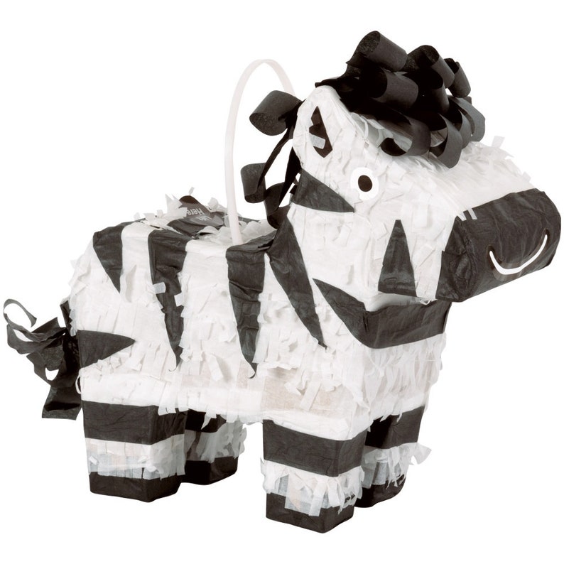 Mini Pinata, Mini Pinatas, Birthday Party Pinata, Birthday Decorations, Kids Party Games, Birthday Table Centrepiece, Birthday Favours Zebra