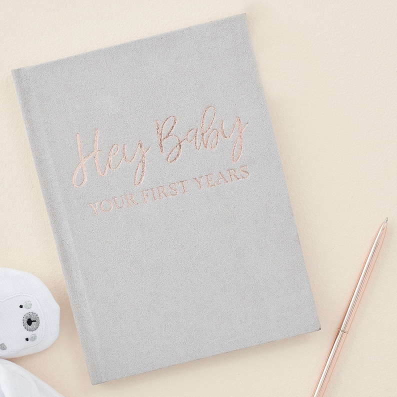 Baby Journal Book, Baby#39;s First Year Book, Baby Shower Gift,