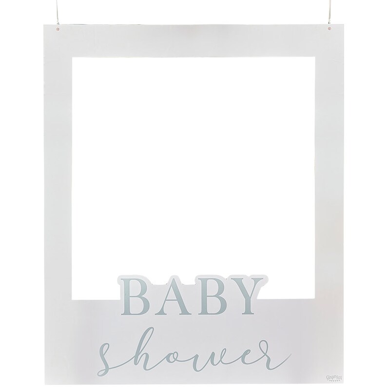 Customisable Baby Shower Photo Booth Frame Baby Shower Photo Etsy