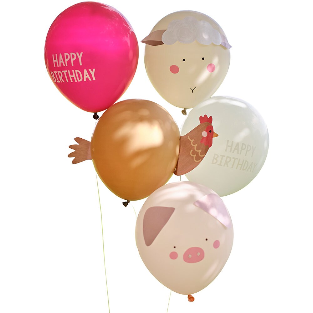 PALLONCINO QUADRATO HAPPY BIRTHDAY FATTORIA – Palloncini e Accessori!