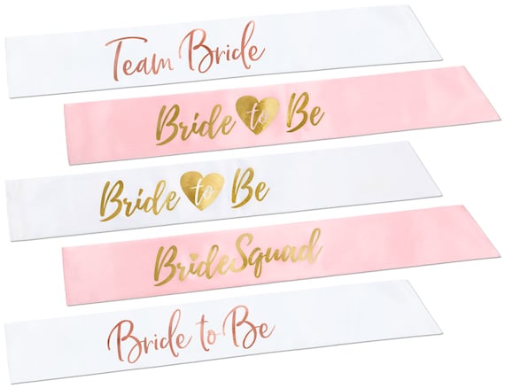 14 Bachelorette Party Sashes for Every Bride Squad