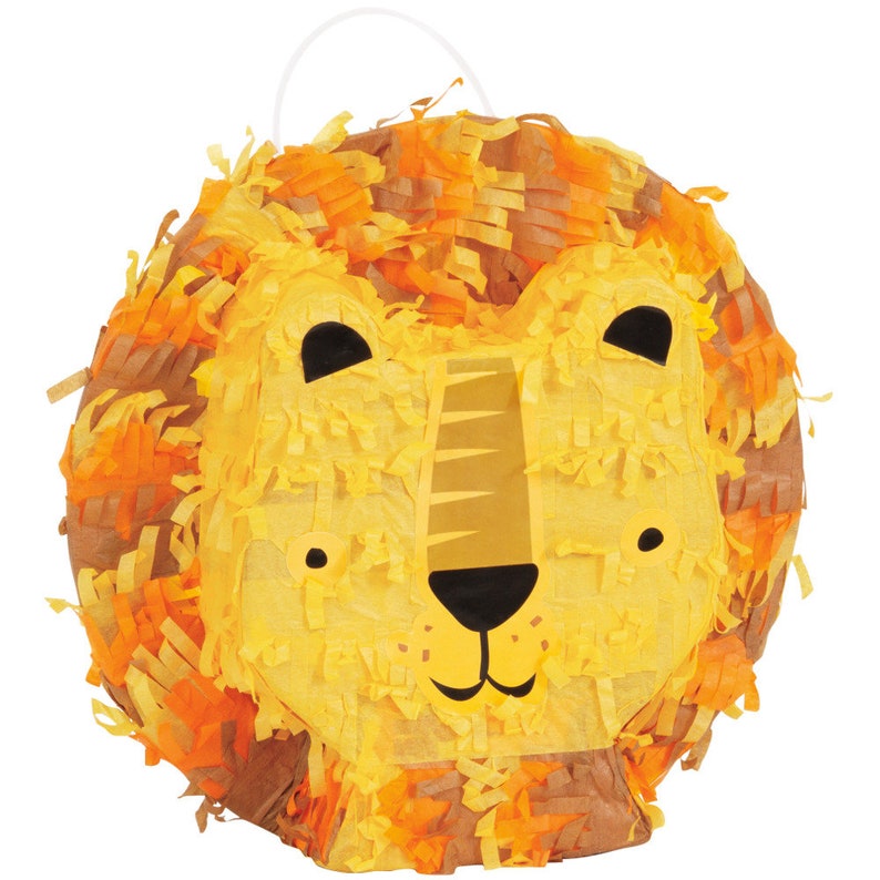 Mini Pinata, Mini Pinatas, Birthday Party Pinata, Birthday Decorations, Kids Party Games, Birthday Table Centrepiece, Birthday Favours Lion