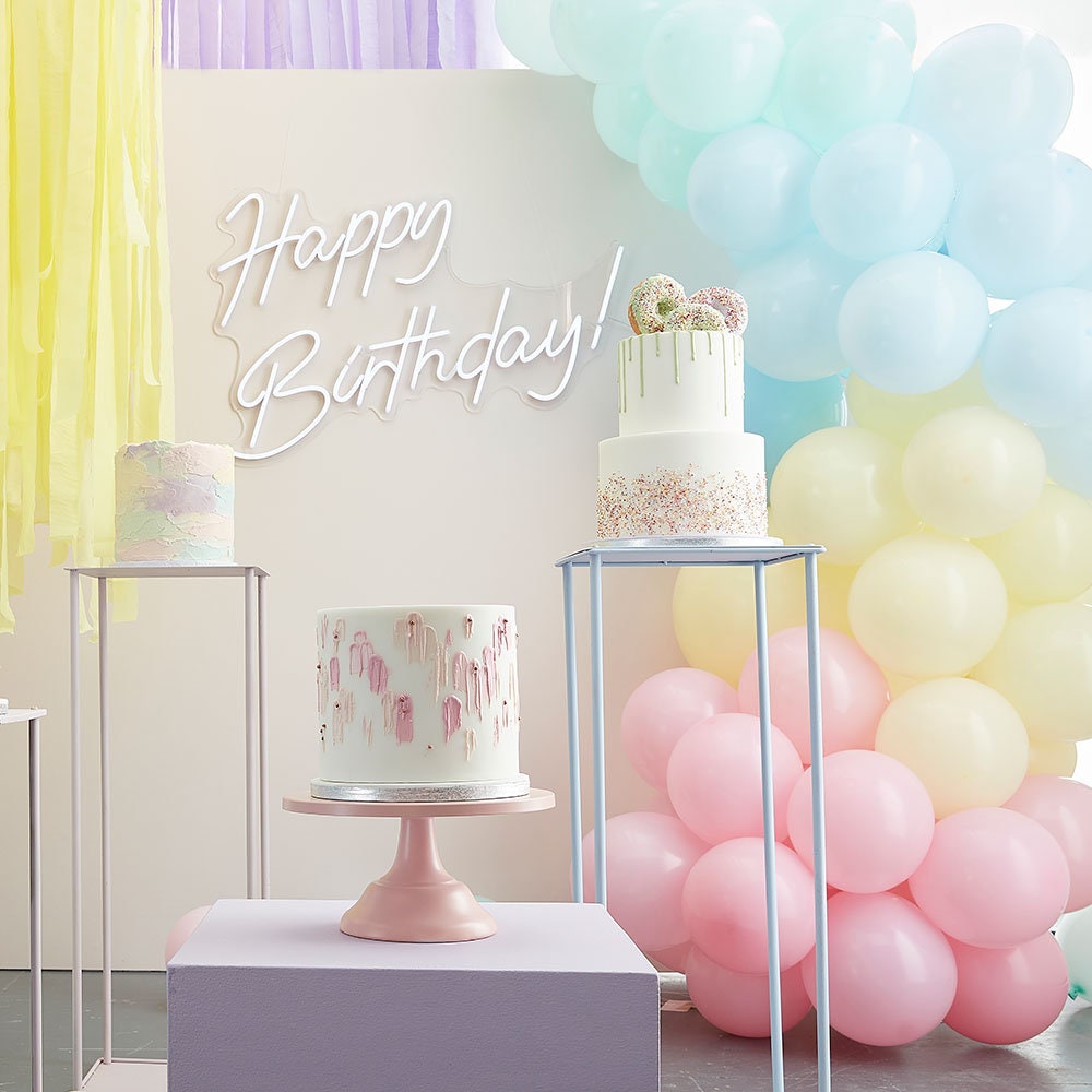 Pastel Party Decor Pastel Birthday Decorations Birthday Etsy