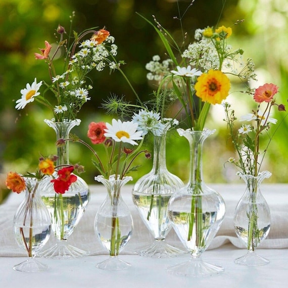 Buy Glass Bud Vase Decor, Rustic Wedding Decor, Wedding Centrepiece,  Wedding Table Decorations, Wedding Vase Centrepiece, Wedding Flower Holder  Online in India 