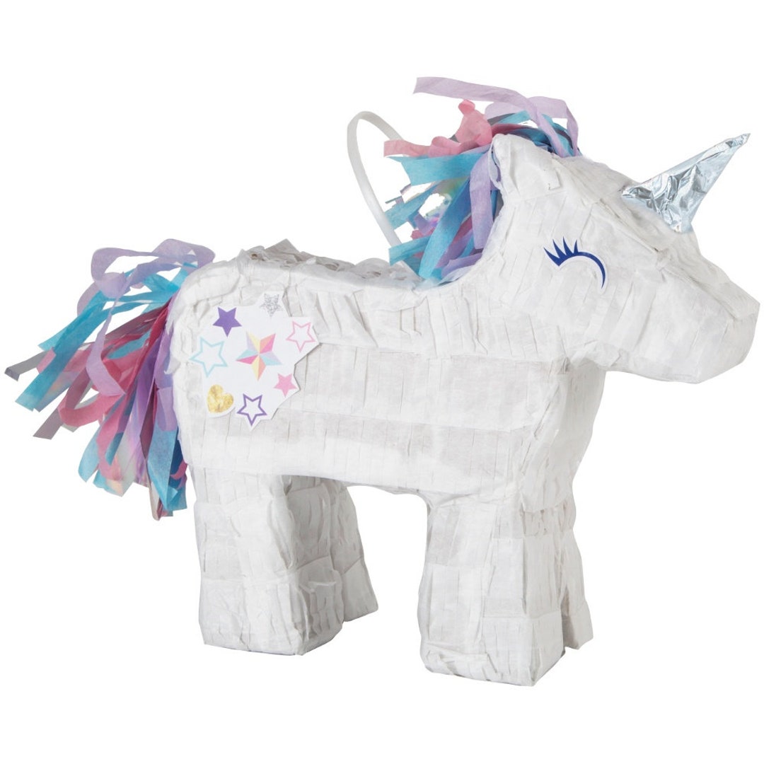 Pinata licorne blanche