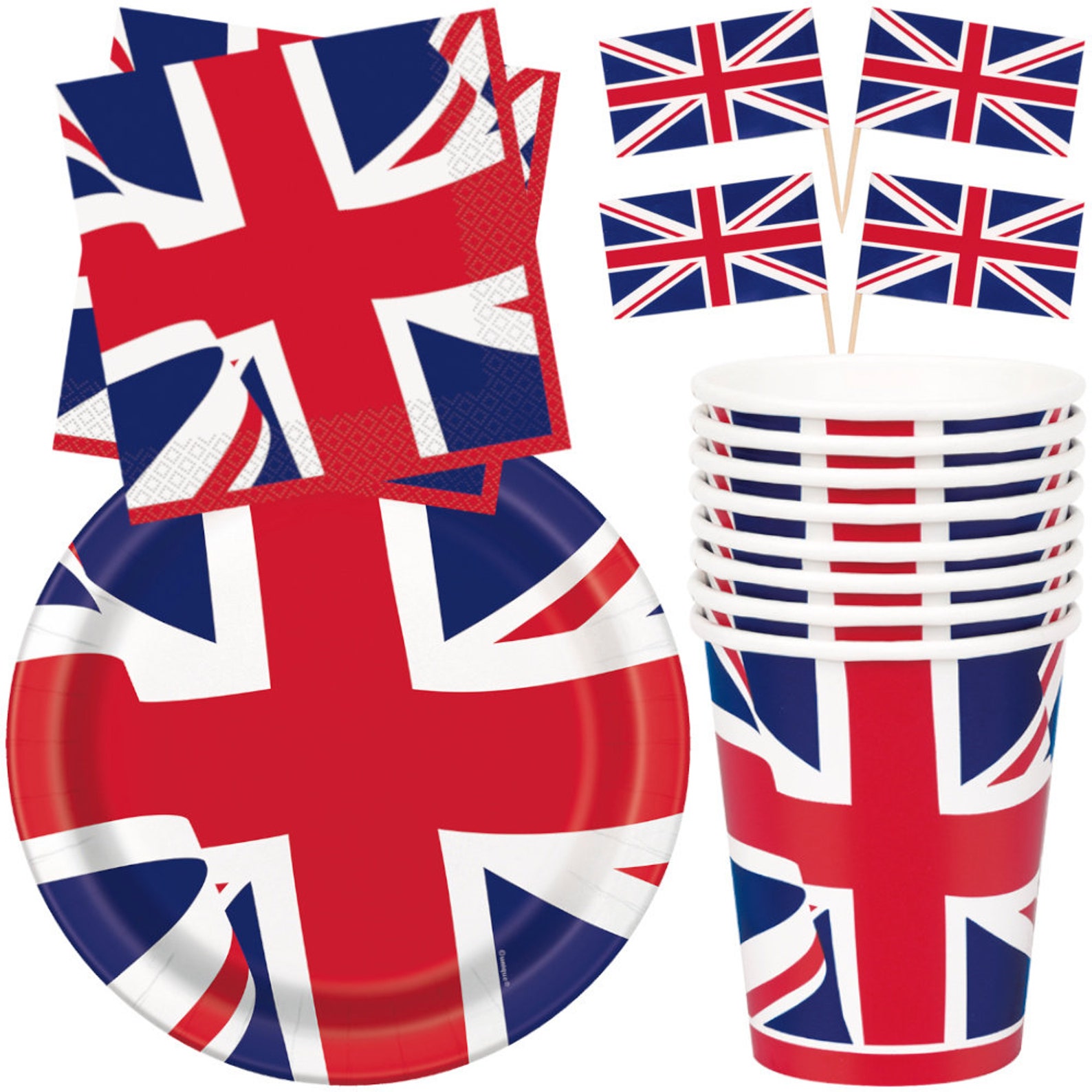 Queens Platinum Jubilee Union Jack Party Decorations Union Etsy UK