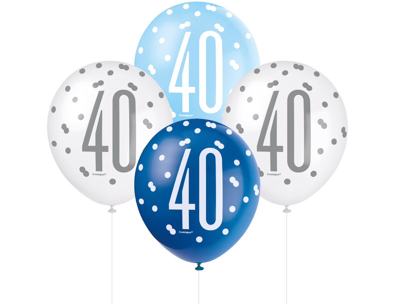 6 Blue & Silver 40th Birthday Balloons 40th Birthday Etsy UK 6 Blue & Silver 40th Birthday Balloons 40th Birthday Etsy UK