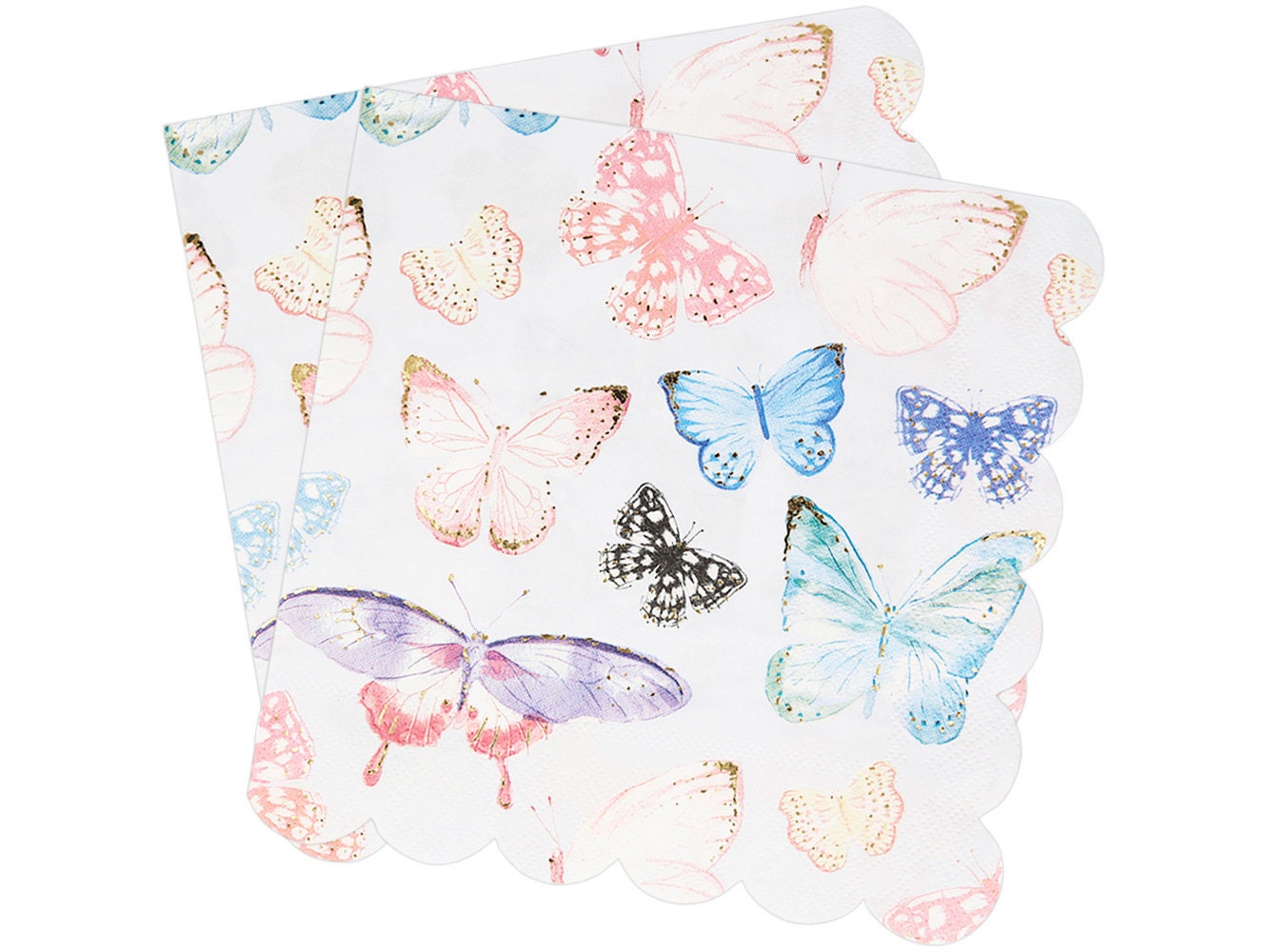 16 Butterfly Napkins Butterfly Theme Party Napkins Birthday Etsy UK