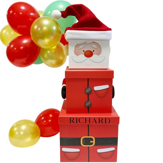 Cajas de bebé de 4 piezas con cajas de globos de letras para accesorios de  fotografía de Navidad , COLOR DE LA MADERA perfecl Cajas de Globos