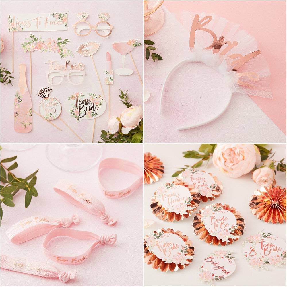 Floral Hen Party Decorations Hen Do Accessories Rose Gold Etsy Australia — free download