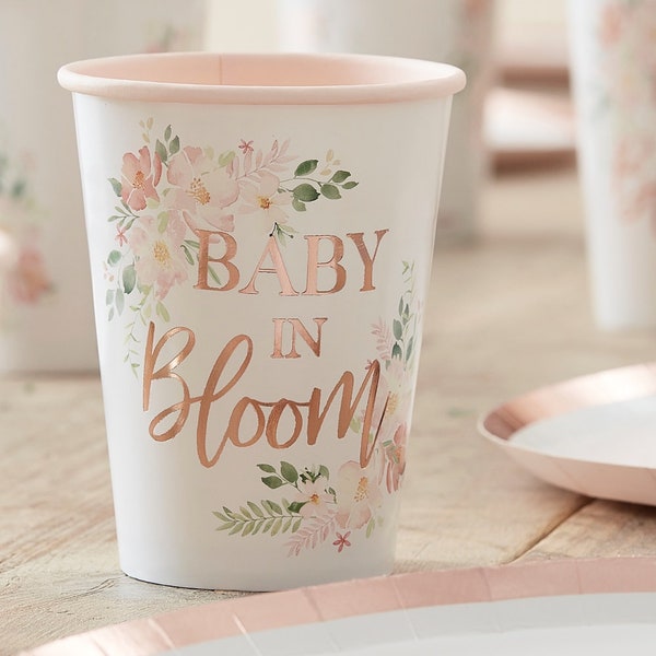 Baby Shower Cups Etsy