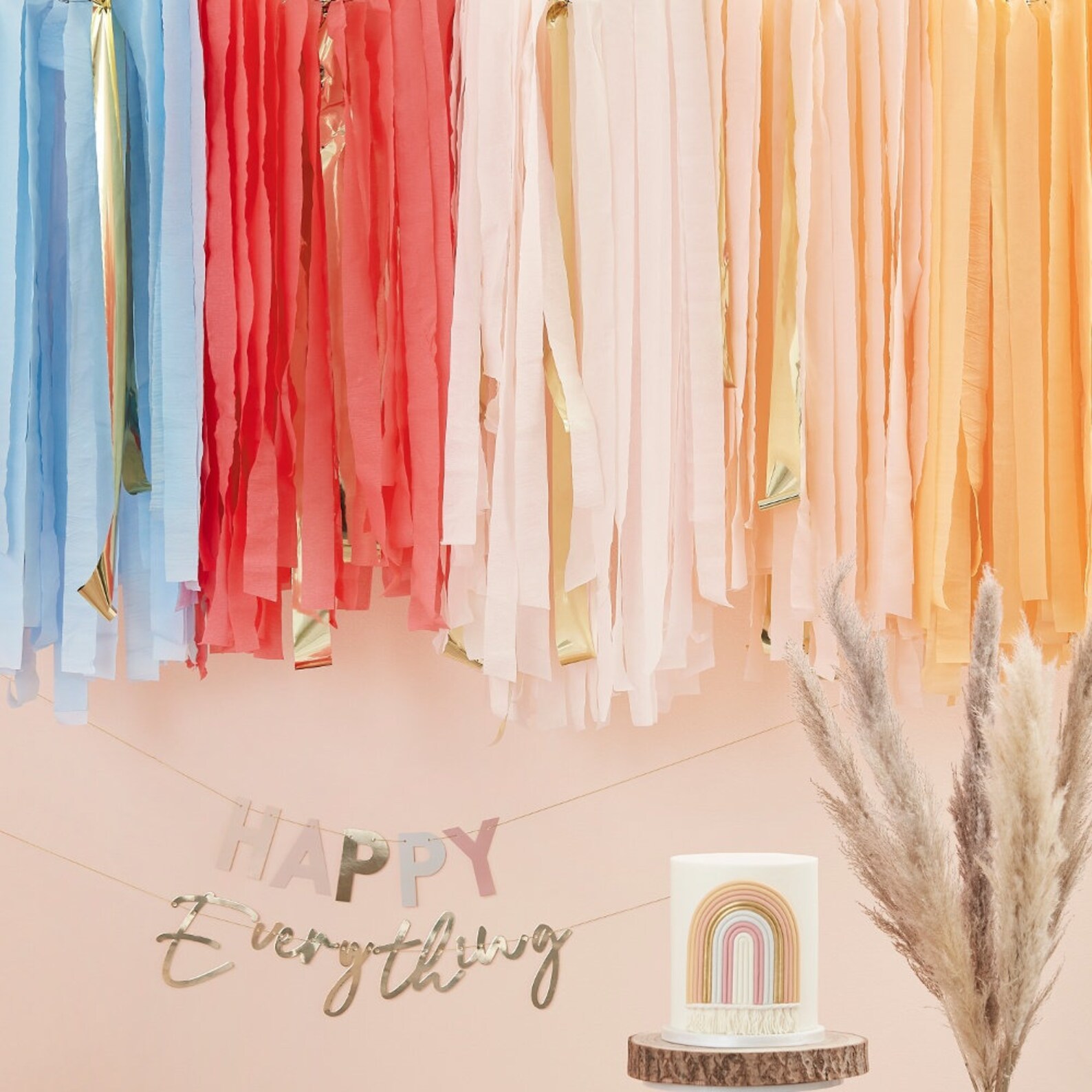 Pastel Streamers Backdrop Stream Curtain Garland Wedding Etsy