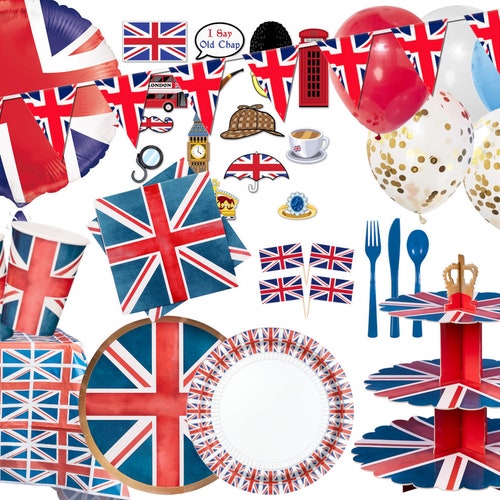 Kings Coronation Party Decorations Union Jack Party Union Etsy UK