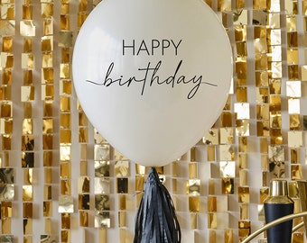 Giant Happy Birthday Balloon, Birthday Decorations, Birthday Party