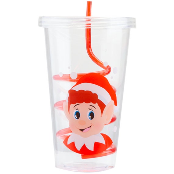 Zak! BPA Free No Spill Sippy Cup Toddler 8.7 oz The Elf on the Shelf  Christmas