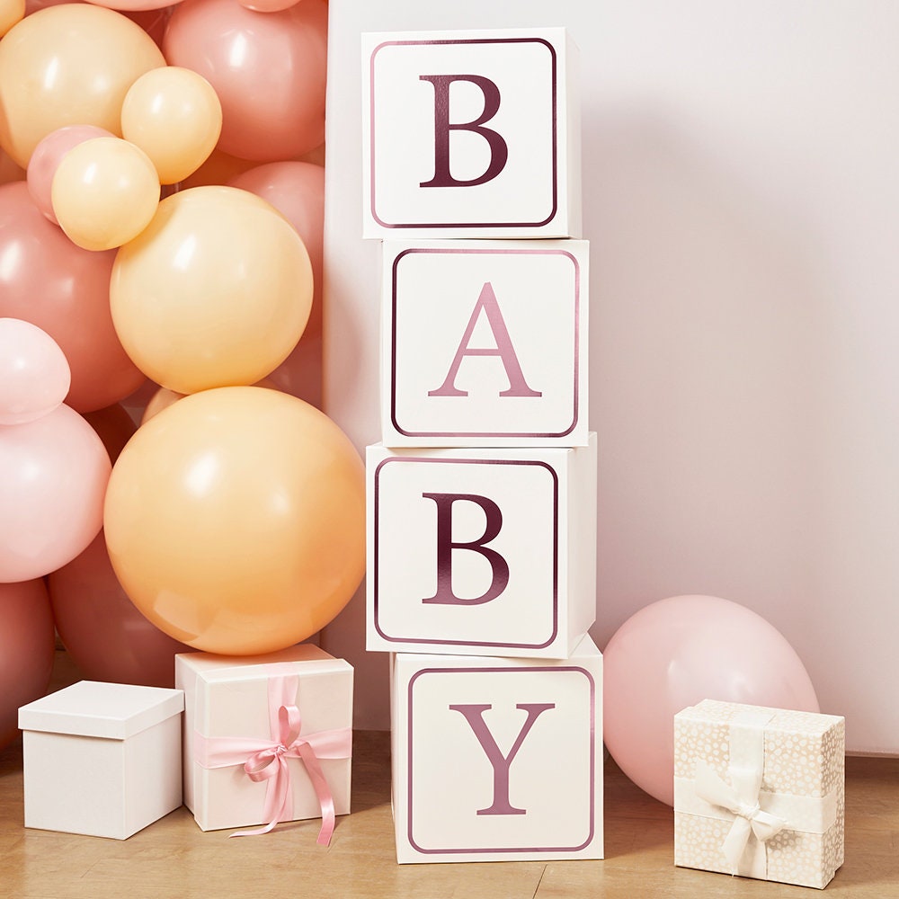 Pink baby blocks cheap