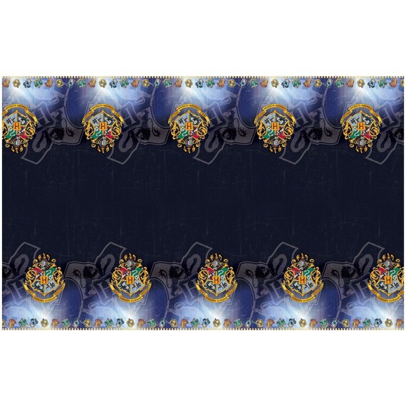 Harry Potter Party Table Cover Plastic Table Cloth Kids Etsy