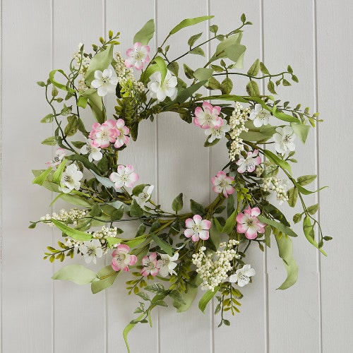 Christmas Wreath Spring Wreath Artificial Flower Wreath Etsy