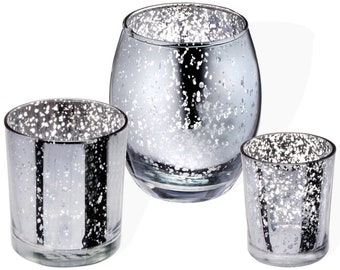 Set of 6 Glass Tealilght Holders Decorative for Christmas Holiday Party Home Decor MJ PREMIER Christmas Votive Candle Holders 3 Colors Set of 6 Glass Tealilght Holders Decorative for Christmas Holiday Party Home Decor MJ PREMIER Christmas Votive Candle Holders 3 Colors