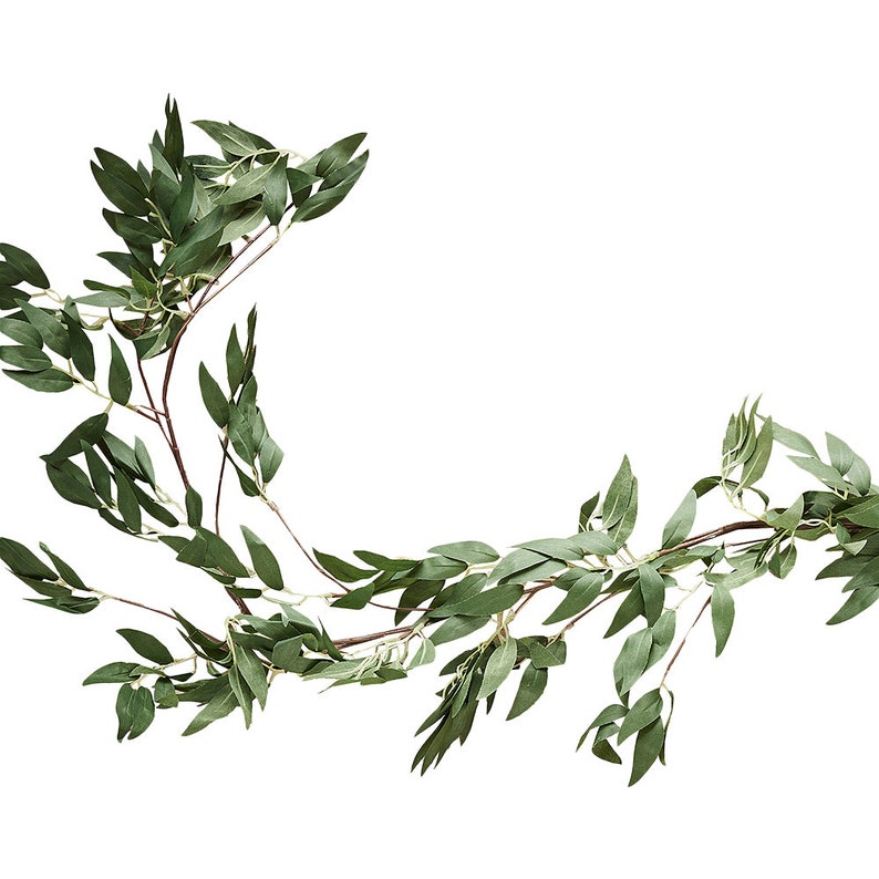 Artificial Foliage Garland Ruscus Leaf Garland Boho Wedding Etsy UK