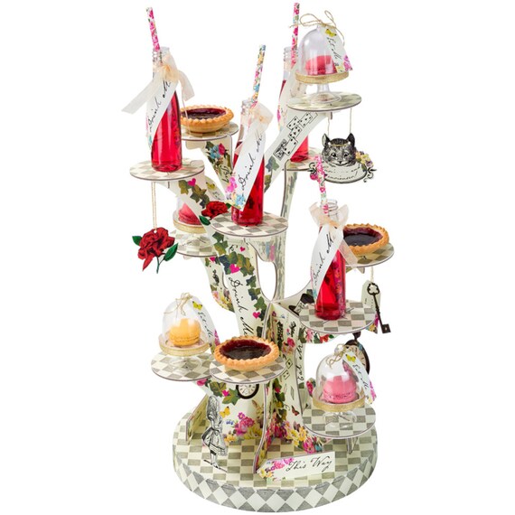 Alice in wonderland cake stand top