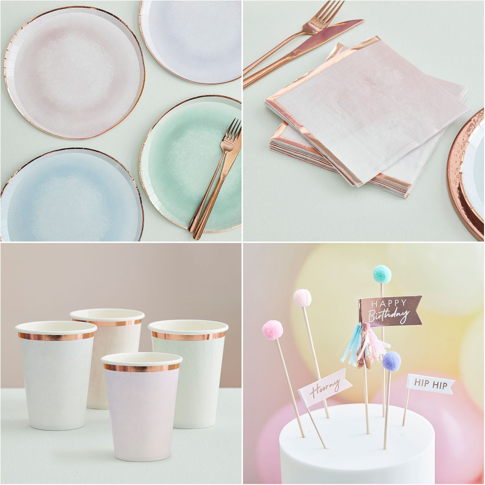 Pastel Party Decor Pastel Birthday Decorations Birthday | Etsy