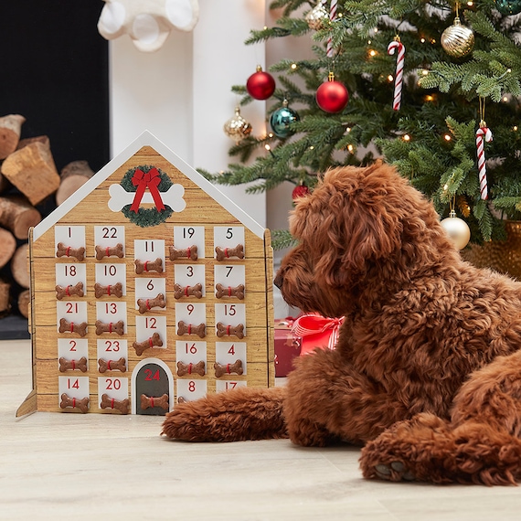 Pet Dog Advent Calendar Fill Your Own Christmas Advent Etsy