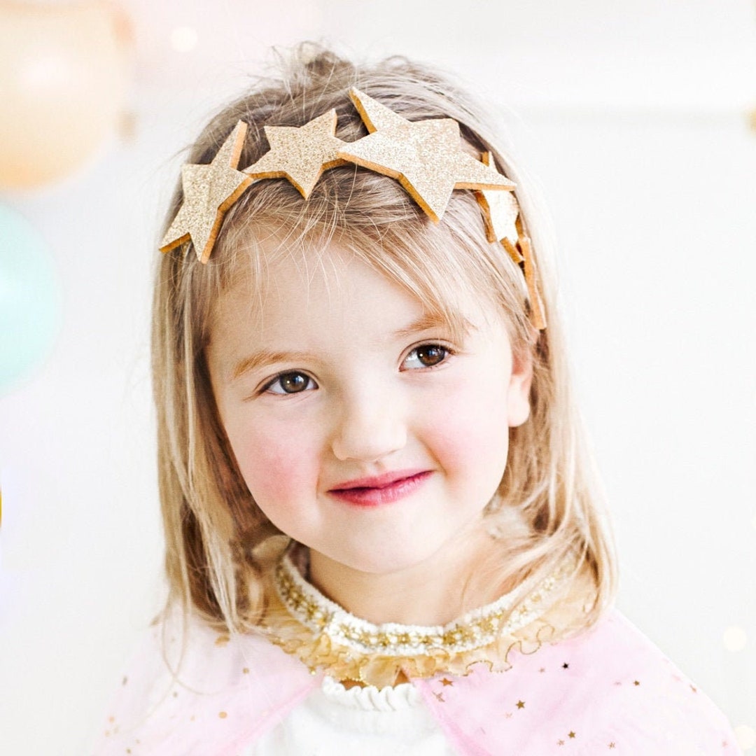 Gold Stars Princess Headband Princess Tiara Princess Crown Etsy