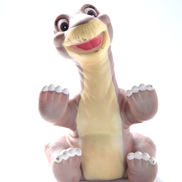 Jahrgang "Littlefoot" Land vor Zeit Puppet / 1988 Pizza Hut Promo Element / Sammler Spielzeug