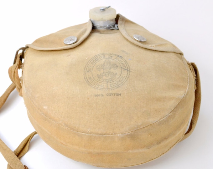 Vintage 1950's Boy Scouts Canteen Army Green Canteen Etsy