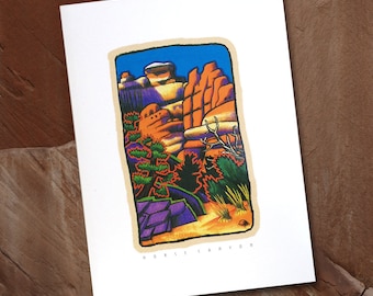 Horse Canyon… a Utah Canyon Blank Note Card