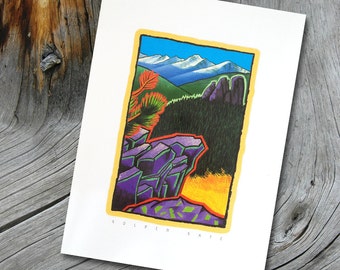 Golden Gate… a Colorado Mountain Blank Note Card