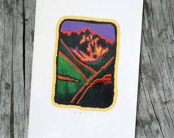 Vail... a Colorado Mountain Blank Note Card