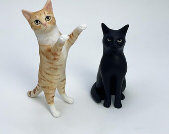 Personalized Pet Wedding Cake Topper: Custom Dog & Cat Figurine